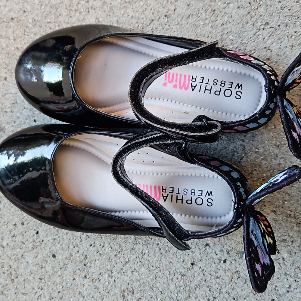 Black butterfly  shoes